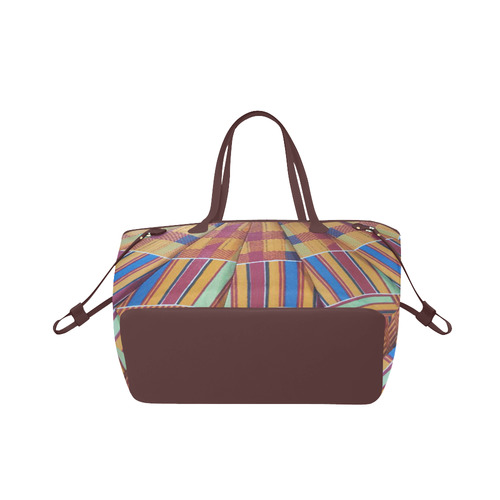 Canvas Tote Bag African Tribal Pattern Clover Canvas Tote Bag (Model 1661)