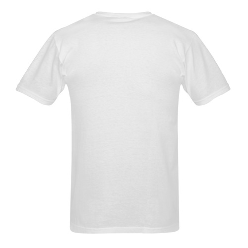 I Love to READ (White) Men's T-Shirt in USA Size (Two Sides Printing)