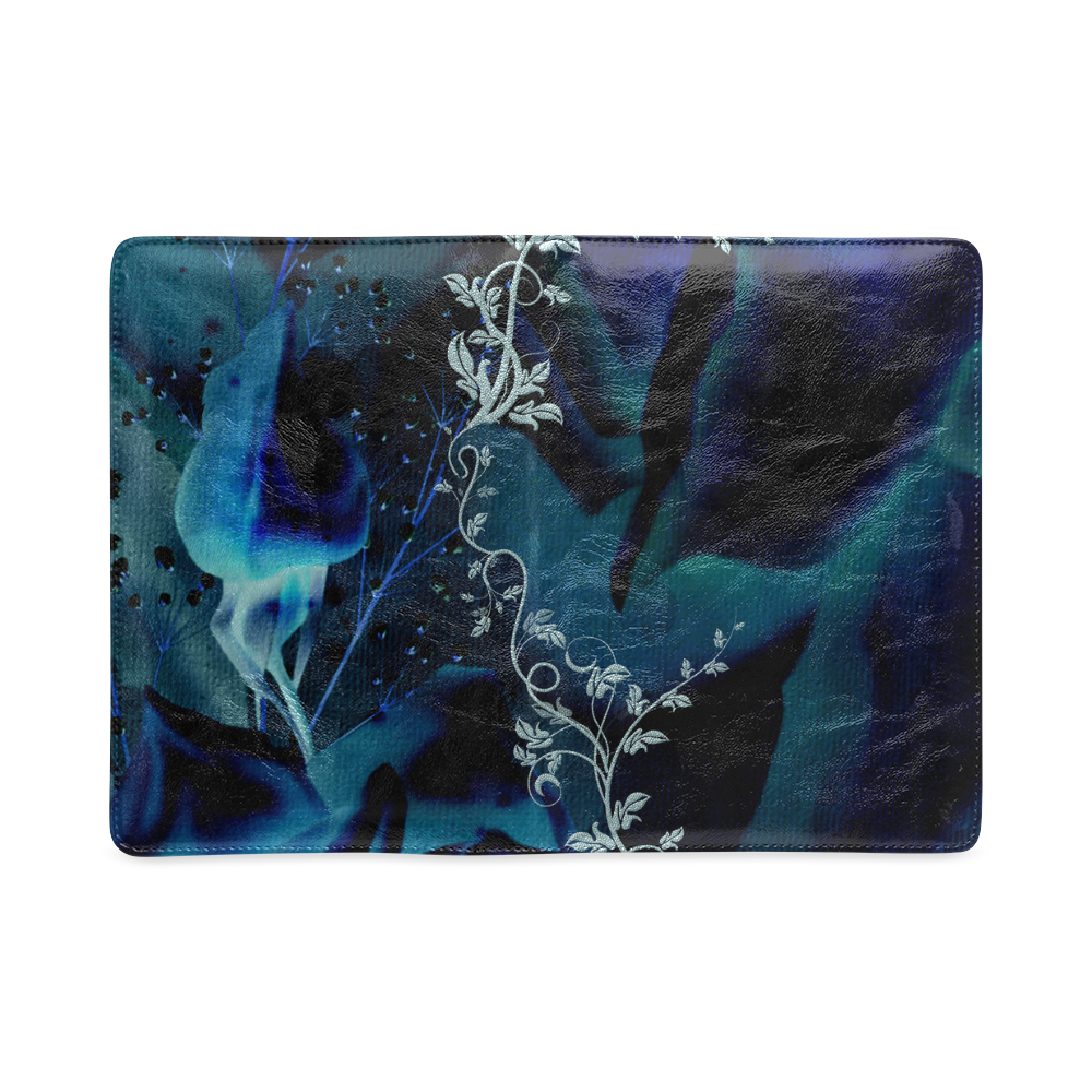 Floral design, blue colors Custom NoteBook A5