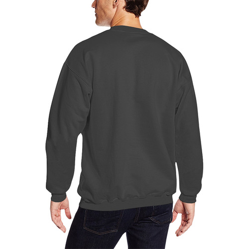 Don't Blame Me 2 Men's Oversized Fleece Crew Sweatshirt/Large Size(Model H18)