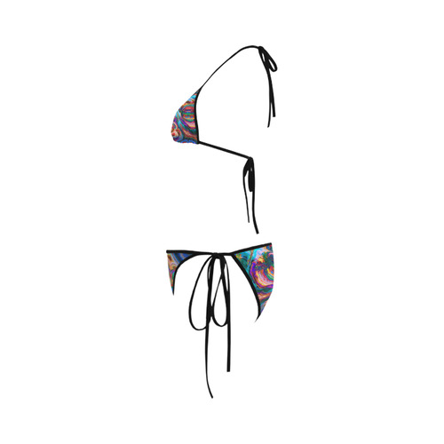 Colorful Paintstrokes Bikini Custom Bikini Swimsuit