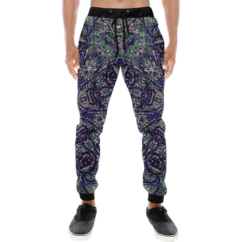 Thleudron Ibis Men's All Over Print Sweatpants (Model L11)