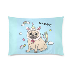 Be A Unipug Custom Zippered Pillow Case 20"x30"(Twin Sides)