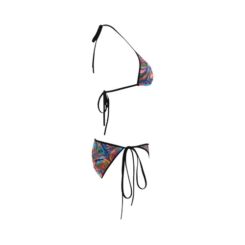 Colorful Paintstrokes Bikini Custom Bikini Swimsuit