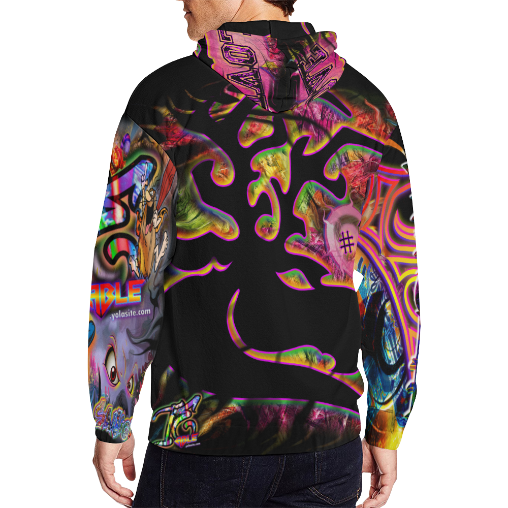 Couples Doe - By TheONE Savior @ ImpossABLE Endeavors All Over Print Full Zip Hoodie for Men (Model H14)