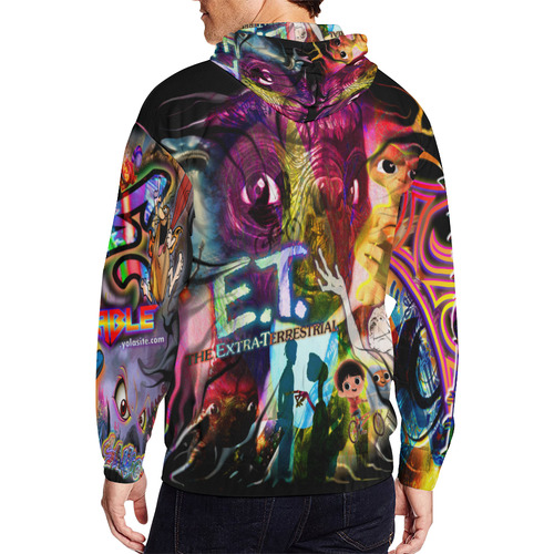 ET - By TheONE Savior @ ImpossABLE Endeavors All Over Print Full Zip Hoodie for Men (Model H14)