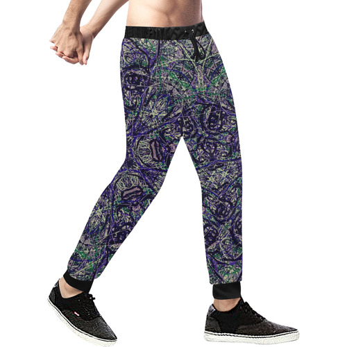 Thleudron Ibis Men's All Over Print Sweatpants (Model L11)