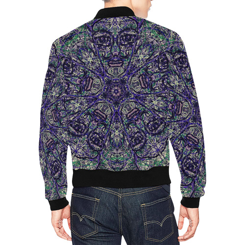 Thleudron Ibis All Over Print Bomber Jacket for Men (Model H19)