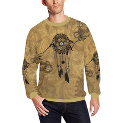 Steampunk Dreamcatcher All Over Print Crewneck Sweatshirt for Men (Model H18)