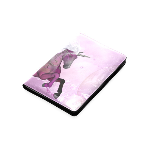 Awesome unicorn in violet colors Custom NoteBook A5