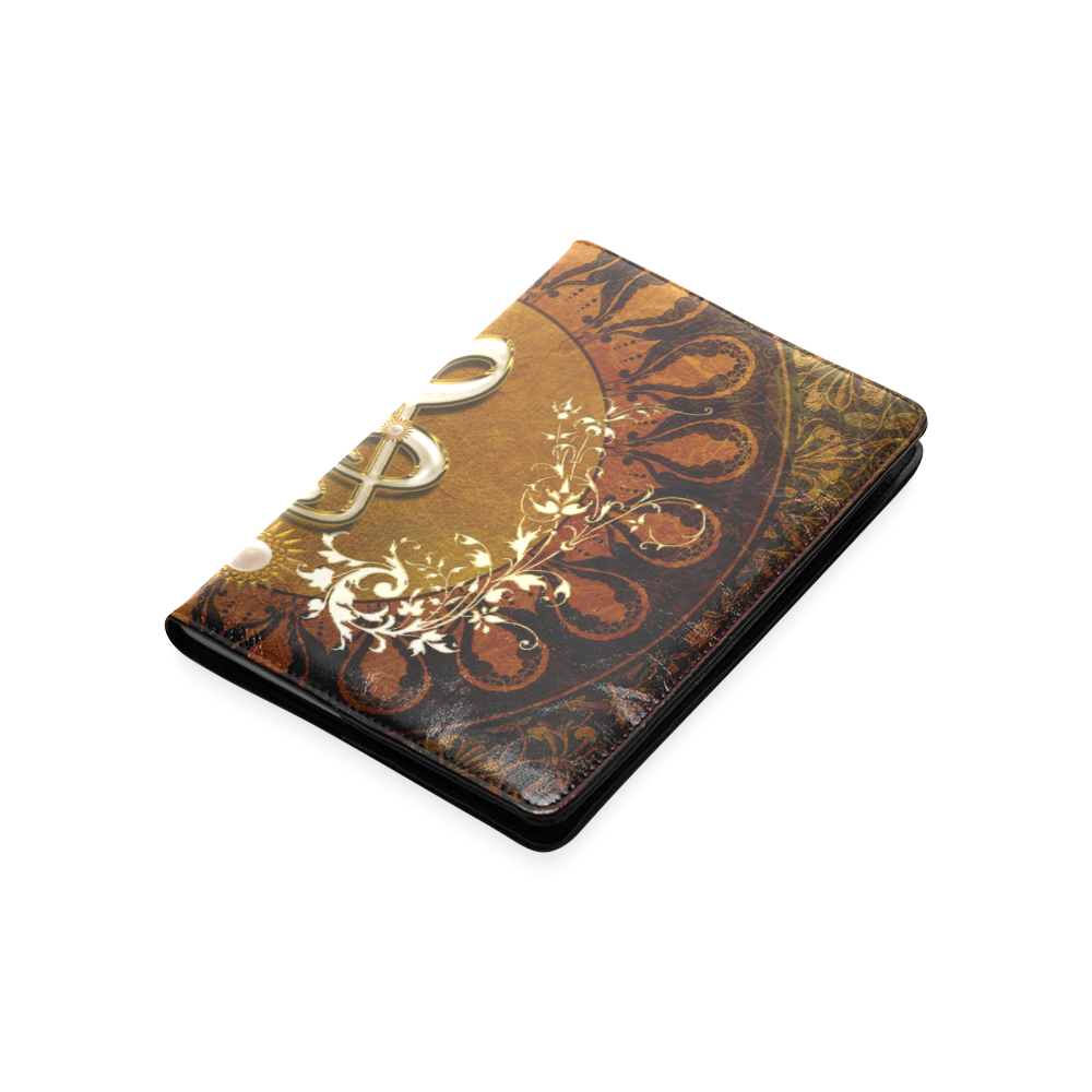 Music, decorative clef with floral elements Custom NoteBook A5