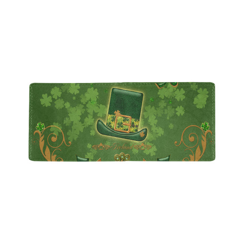 Happy st. patrick's day with hat Mini Bifold Wallet (Model 1674)