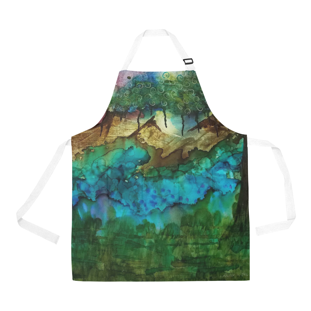 Nightscape#1 All Over Print Apron