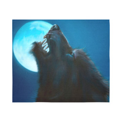 Moon Werewolf Cotton Linen Wall Tapestry 60"x 51"