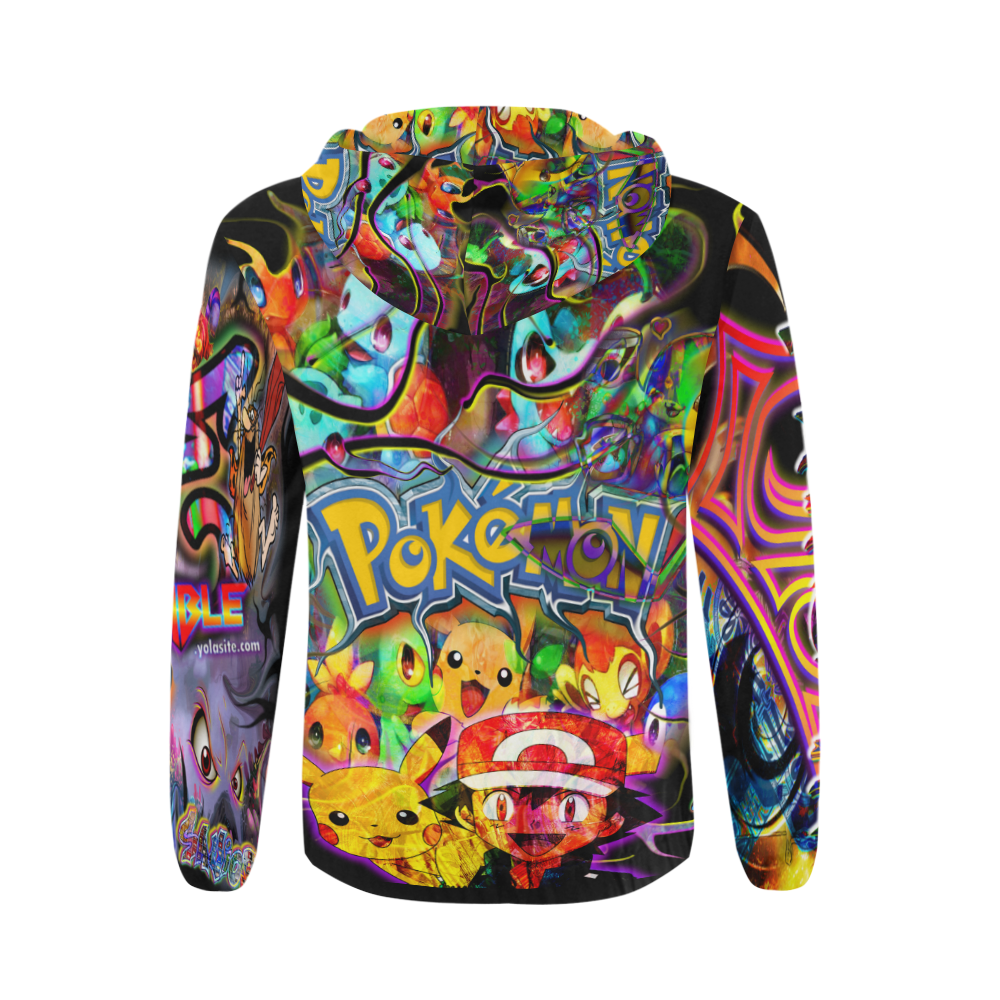 Pokemon - By TheONE Savior @ ImpossABLE Endeavors All Over Print Full Zip Hoodie for Men (Model H14)