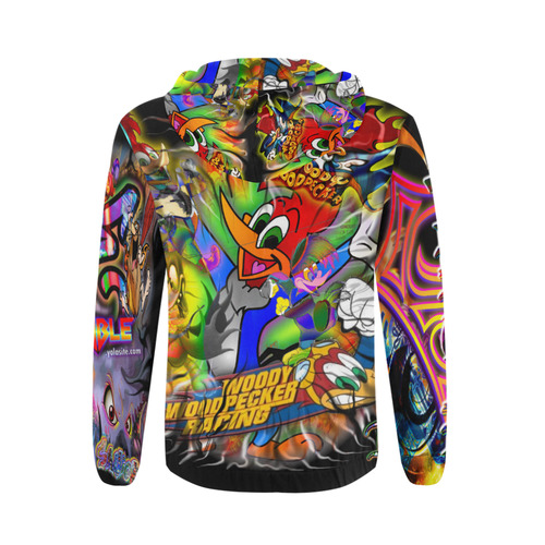 Woody Woodpecker - By TheONE Savior @ ImpossABLE Endeavors All Over Print Full Zip Hoodie for Men (Model H14)