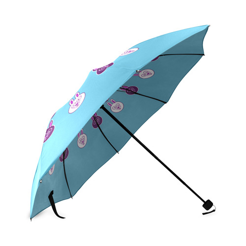 Pink Easter Fun Foldable Umbrella (Model U01)