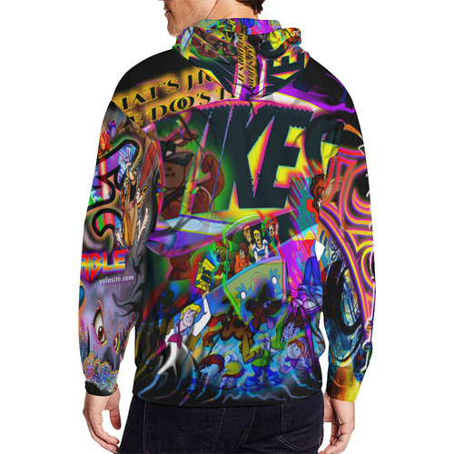 Scooby Doo - By TheONE Savior @ ImpossABLE Endeavors All Over Print Full Zip Hoodie for Men (Model H14)