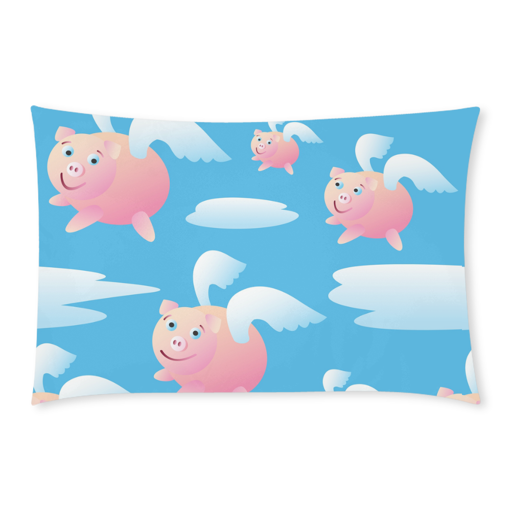 Flying Piggys 3-Piece Bedding Set