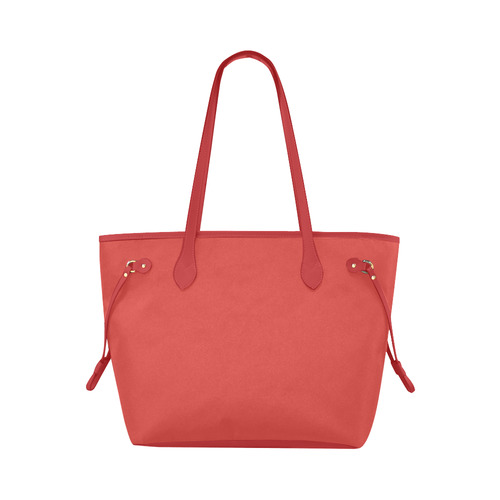Mood Red Clover Canvas Tote Bag (Model 1661)