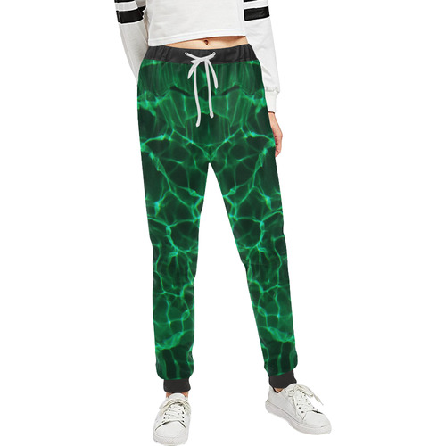 Green Dive Unisex All Over Print Sweatpants (Model L11)