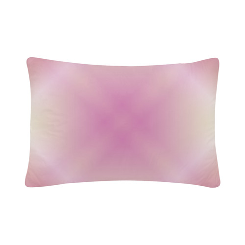 Soft Pinks and Cream Tartan Plaid Custom Pillow Case 20"x 30" (One Side) (Set of 2)