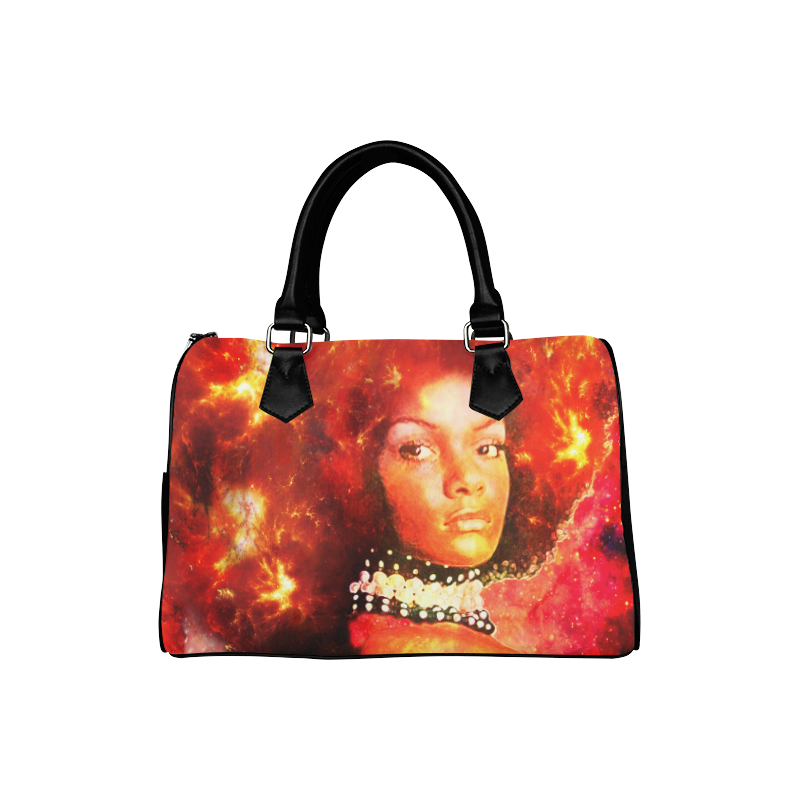 This Girl Is On Fire Boston Handbag (Model 1621)