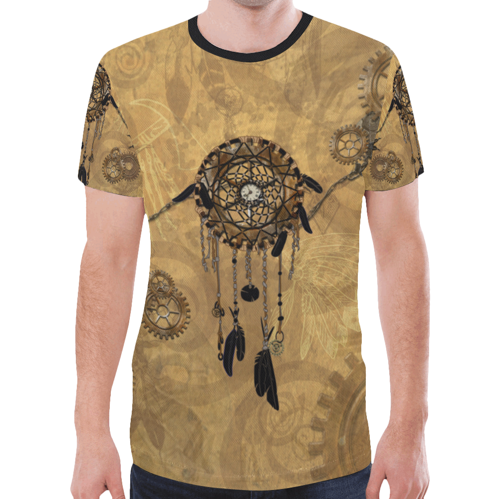 Steampunk Dreamcatcher New All Over Print T-shirt for Men (Model T45)