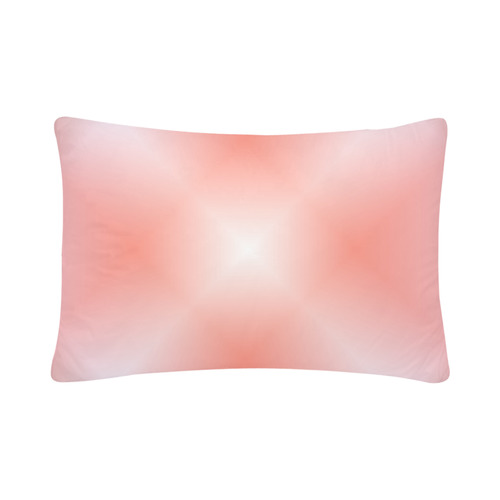 Soft Apricot and Pink Tartan Plaid Custom Pillow Case 20"x 30" (One Side) (Set of 2)