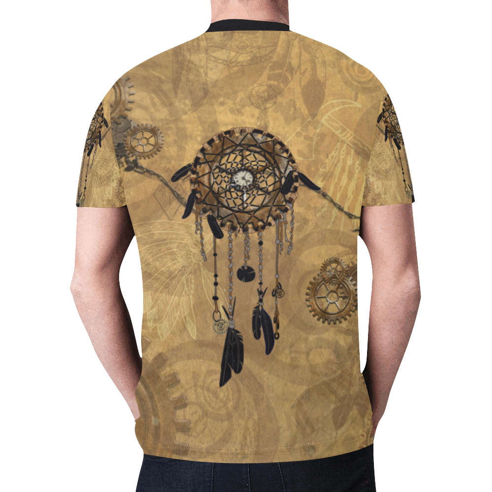 Steampunk Dreamcatcher New All Over Print T-shirt for Men (Model T45)