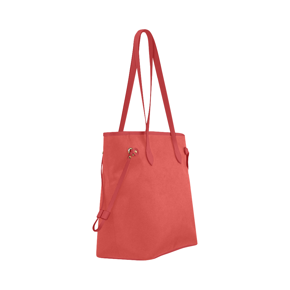 Mood Red Clover Canvas Tote Bag (Model 1661)