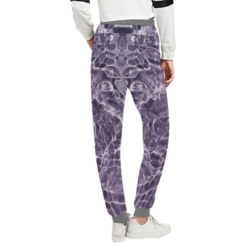 Lilac Bubbles Unisex All Over Print Sweatpants (Model L11)