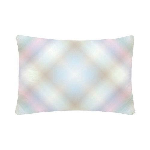 Soft Pastels Tartan Plaid Custom Pillow Case 20"x 30" (One Side) (Set of 2)