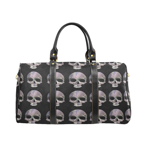 skull2 -black New Waterproof Travel Bag/Large (Model 1639)