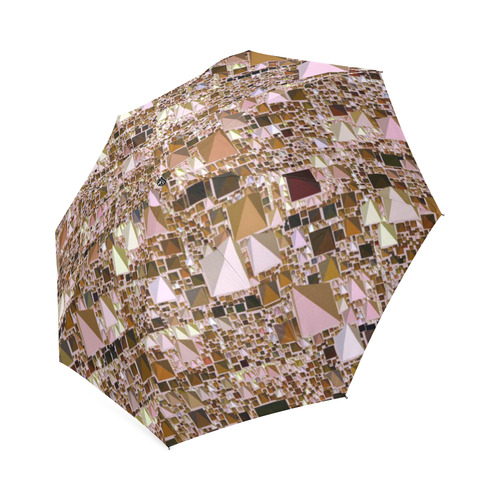 Modern Geo Fun, bright by JamColors Foldable Umbrella (Model U01)