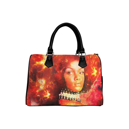 This Girl Is On Fire Boston Handbag (Model 1621)