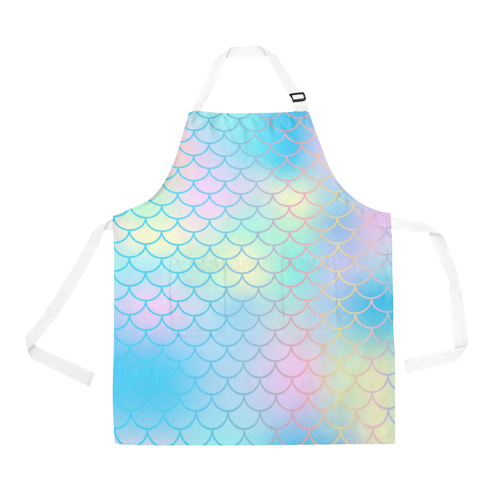 mermaid All Over Print Apron