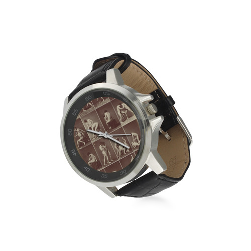 Life Class 1920 Unisex Stainless Steel Leather Strap Watch(Model 202)