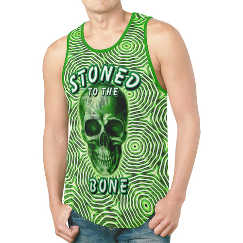Stoned To The Bone New All Over Print Tank Top for Men (Model T46)