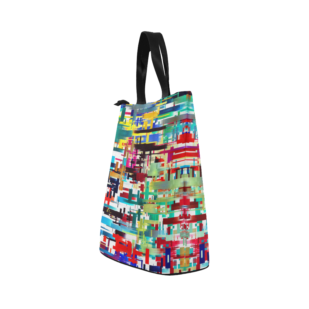 Color City Abstract Nylon Lunch Tote Bag (Model 1670)