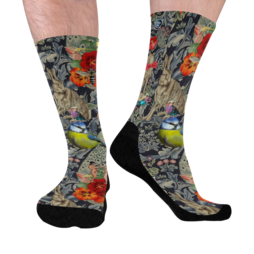 And Another Thing Mid-Calf Socks (Black Sole)