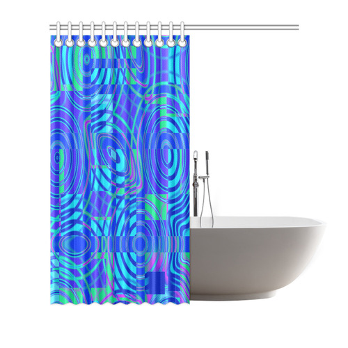 Splashes and Ripples Shower Curtain 72"x72"