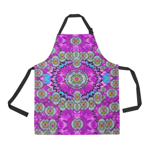 Spring time in colors and decorative fantasy bloom All Over Print Apron