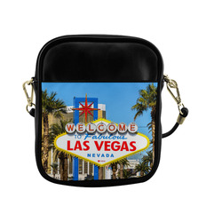 Las Vegas  Welcome Sign Purse Sling Bag (Model 1627)