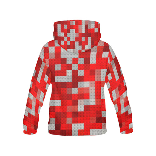 Building Bricks All Over Print Hoodie for Men (USA Size) (Model H13)
