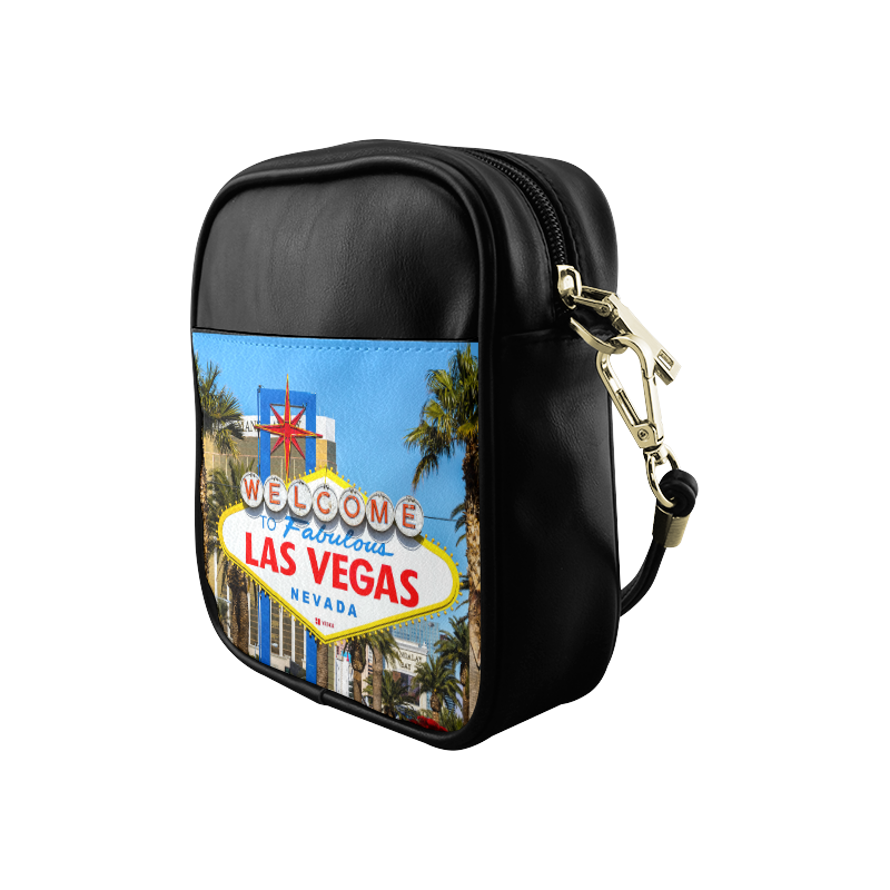 Las Vegas  Welcome Sign Purse Sling Bag (Model 1627)