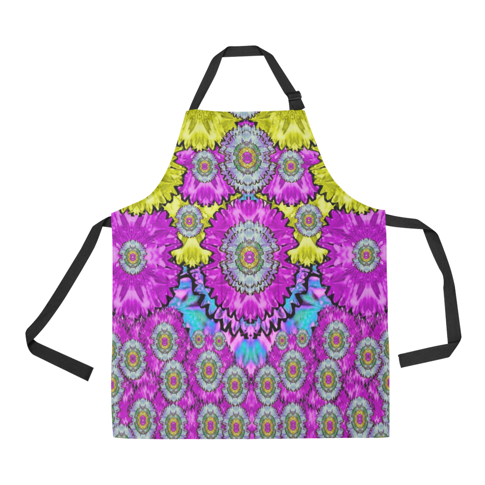 fantasy bloom in Spring time lively colors All Over Print Apron