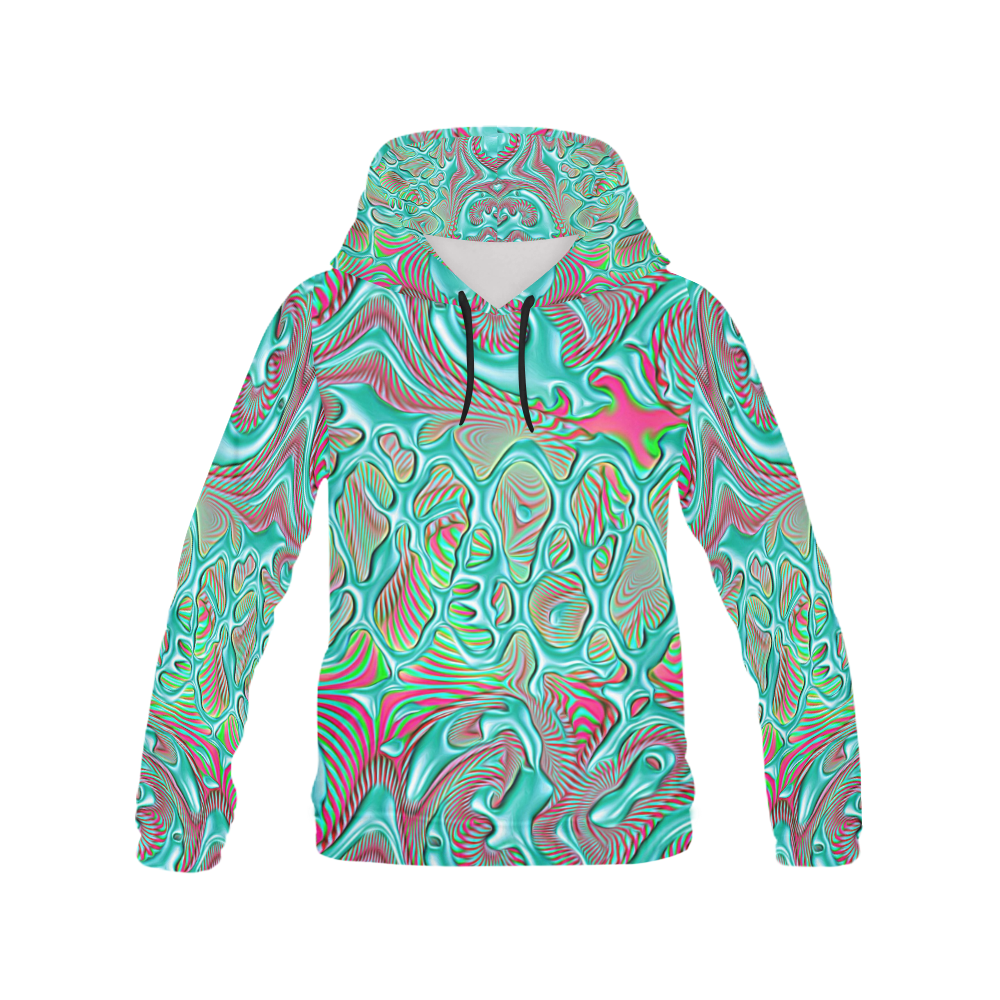 Hypnotic Slime All Over Print Hoodie for Men (USA Size) (Model H13)
