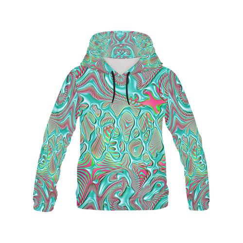 Hypnotic Slime All Over Print Hoodie for Men (USA Size) (Model H13)