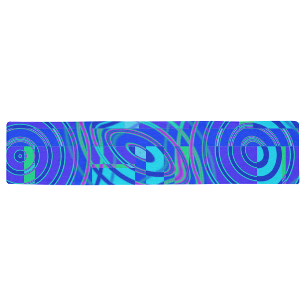 Splashes and Ripples Table Runner 16x72 inch